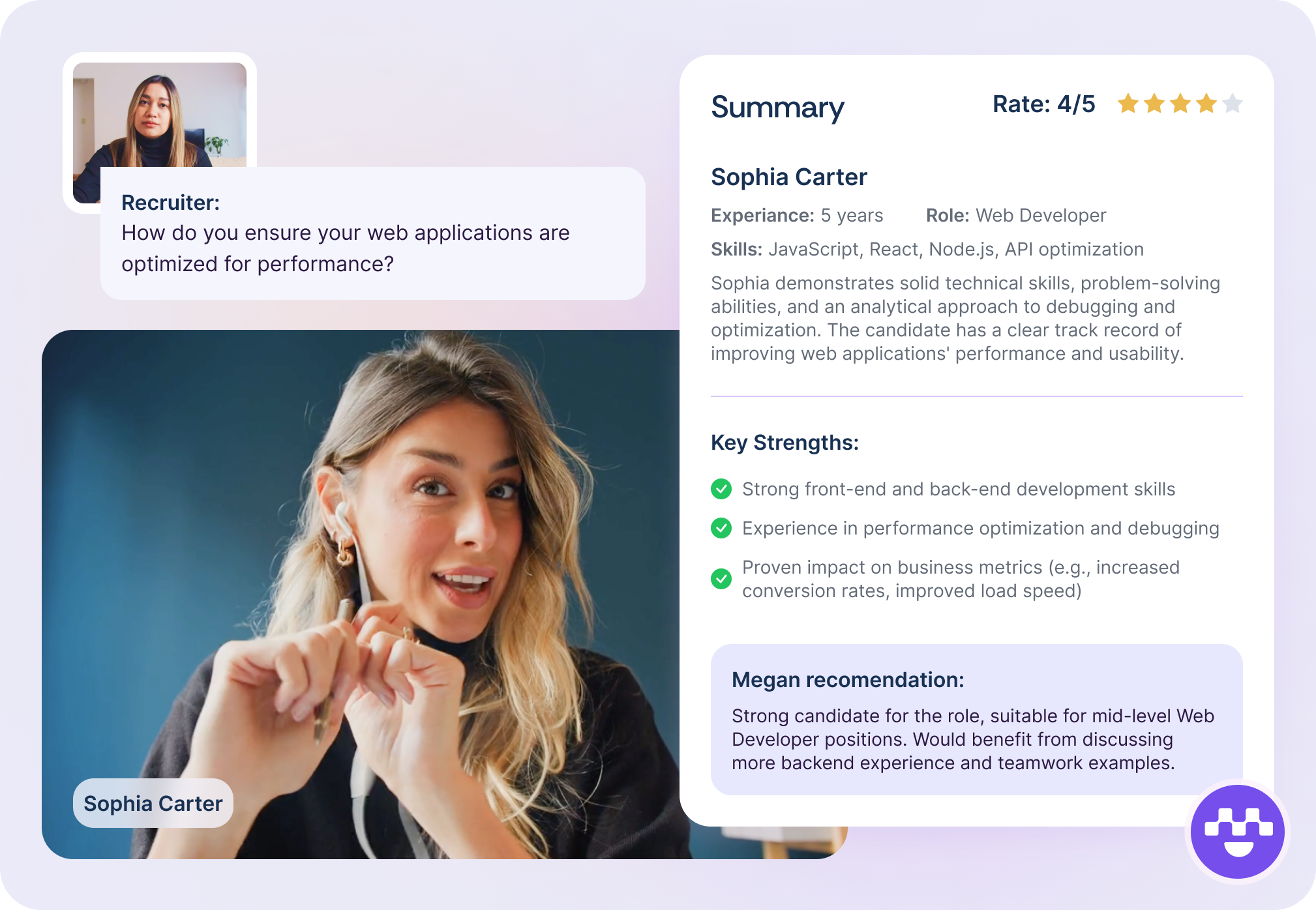 screenshot of Mega HR